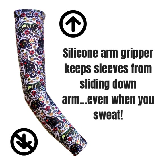 Printed Arm Sleeves /Arm Warmers /Sun Sleeves - Picture 5 of 9